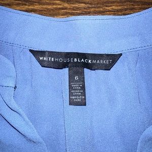 WHBM blue blouse size 6